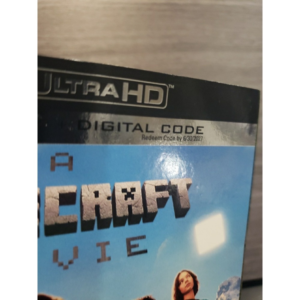 A Minecraft Movie (4K + Digital)  W/Slipcover NEW Digital - Picture 2 of 4